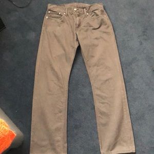 Levi 514 Mens Pants / Jeans - 32x32 - Dark Grey